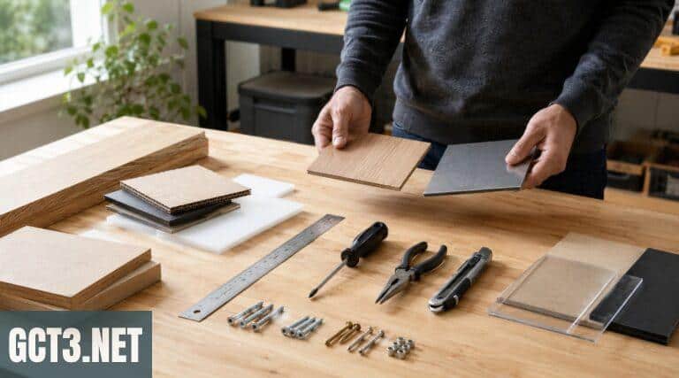Selección de materiales para un proyecto DIY