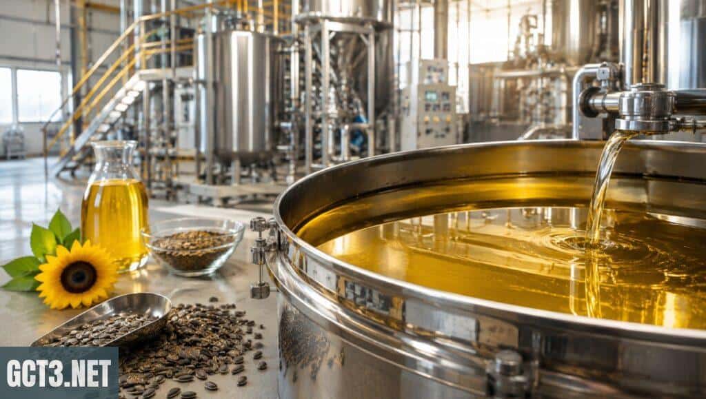 Aceite de girasol utilizado como materia prima industrial