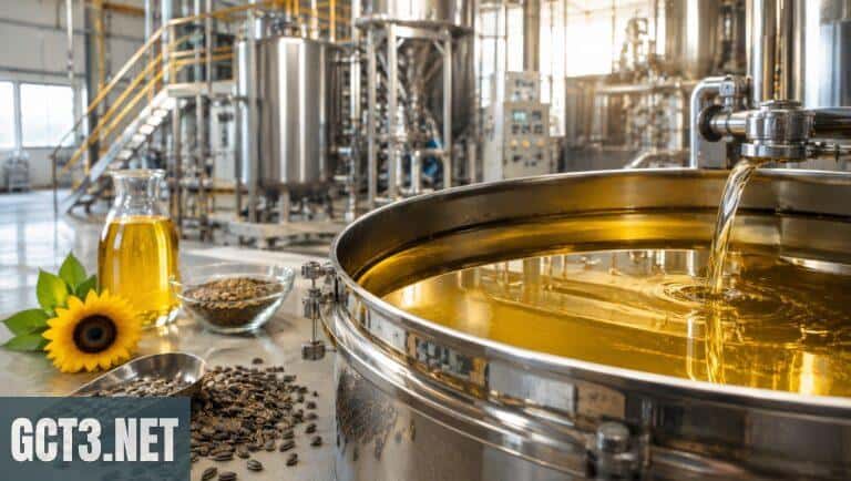 Aceite de girasol utilizado como materia prima industrial